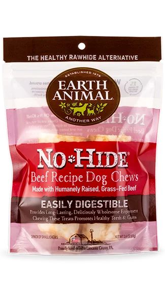 Earth Animal No Hide Chews: Beef (2-pack)