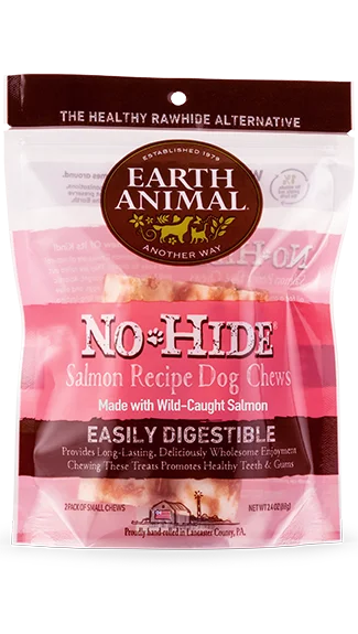 Earth Animal No Hide Chews: Salmon (2-pack)