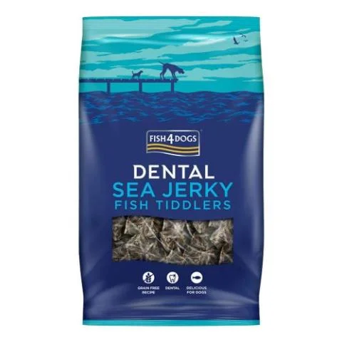 Fish 4 Dogs Treats- Sea Jerky Tiddlers Dog Treats