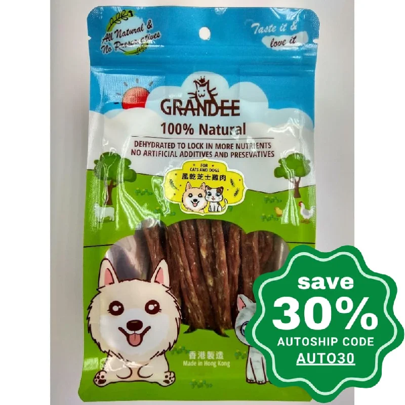 Grandee - Air-dried Treats For Dogs & Cats - Chicken & Cheese - 50G