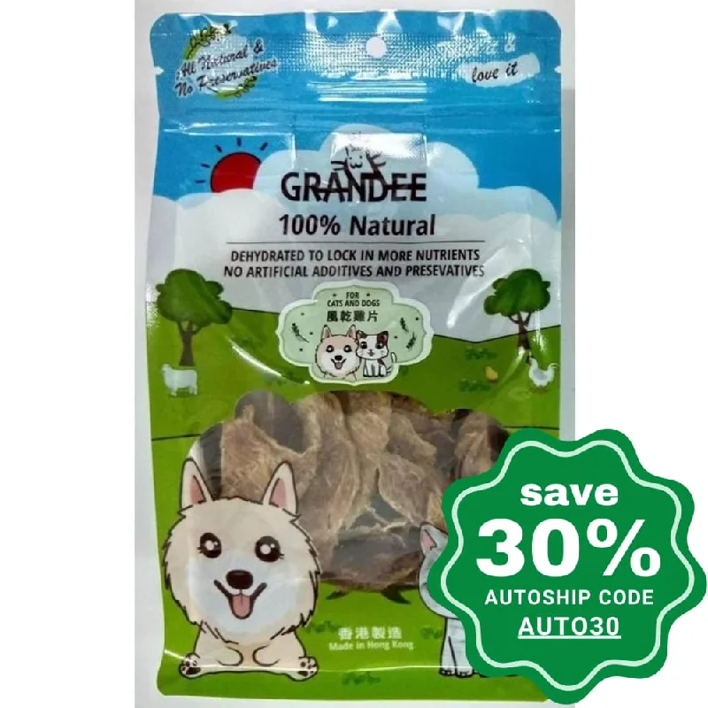 Grandee - Air-dried Treats For Dogs & Cats - Chicken Slices - 50G