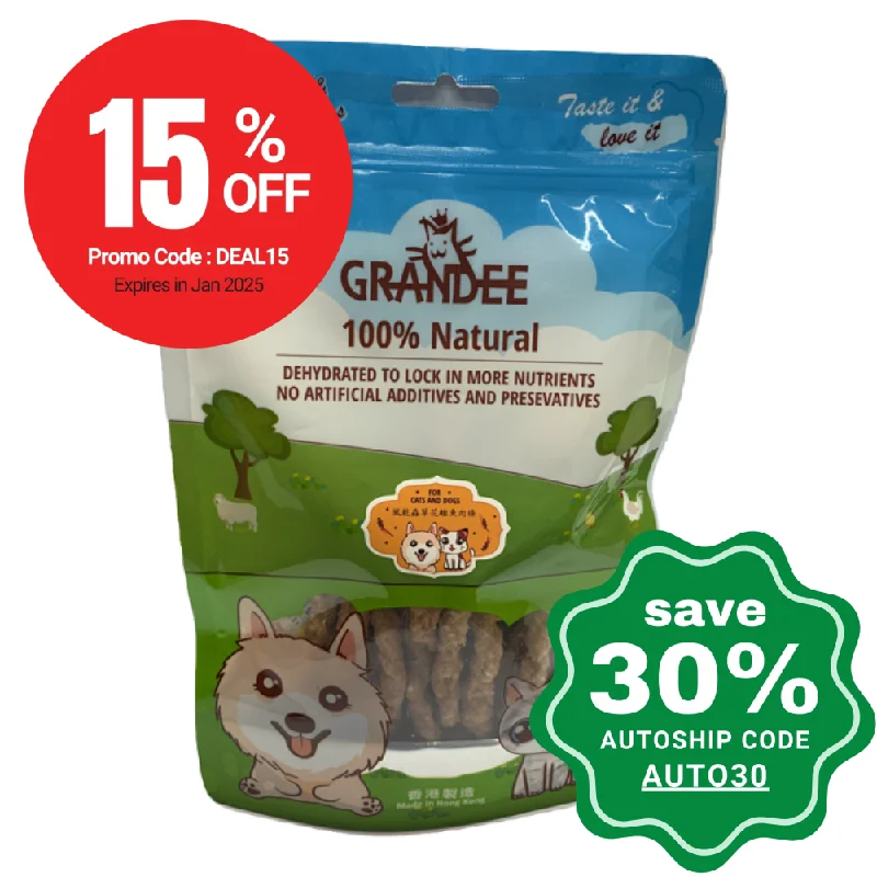 Grandee - Air-dried Treats For Dogs & Cats - Crocodile Meat & Cordyceps Flower - 50G (EXP: 01/01/2025)