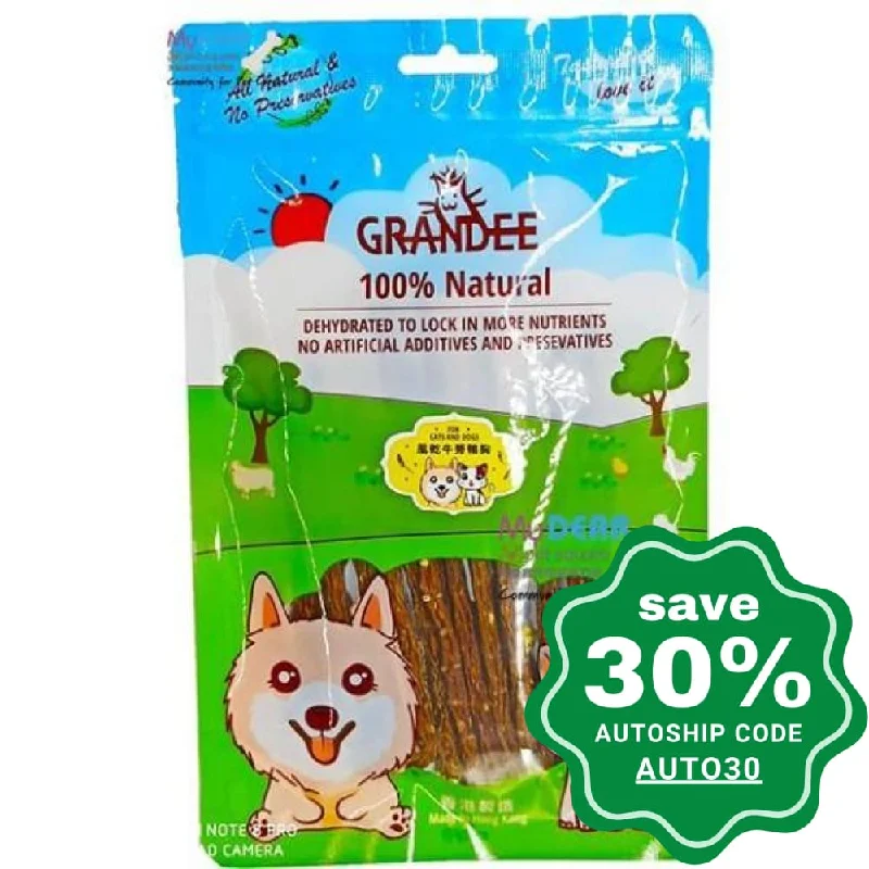 Grandee - Air-dried Treats For Dogs & Cats - Duck Breast & Burdock - 50G