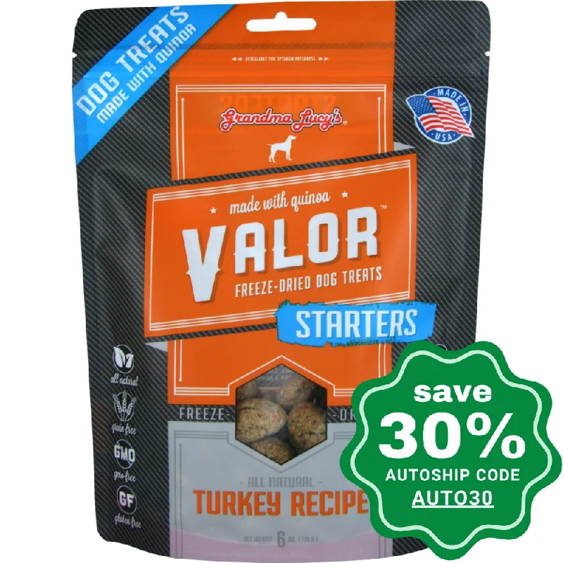 Grandma Lucy's - Valor Starters - Freeze Dried Pet Treats for Dogs - 6OZ