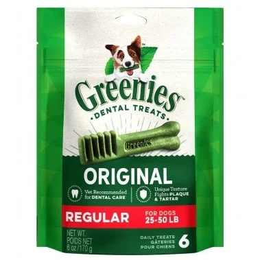 $5 OFF 6oz (Exp 20Feb25): Greenies Original Regular Dental Dog Treats