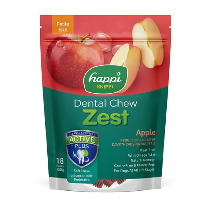 Happi Skippi (Doggy) Zest Petite Apple Dental Dog Chew 150g