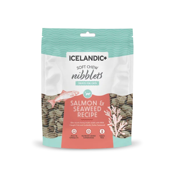 Icelandic+ Cat Nibblets Salmon & Seaweed 2.25 oz *Clearance*