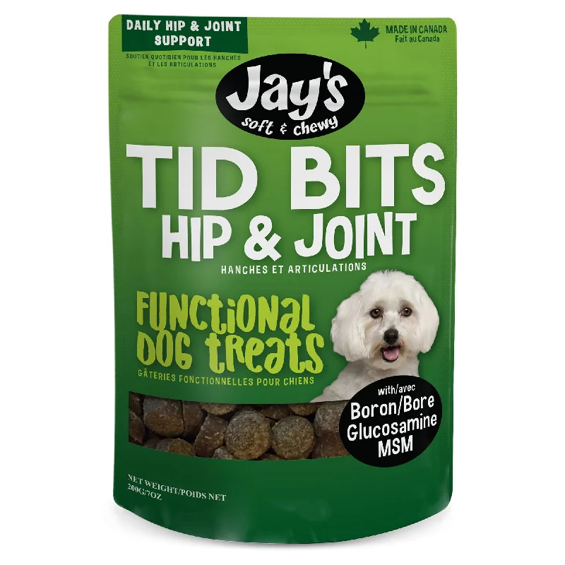 Jay's Tid Bits Hip & Joint Soft & Chewy Small Dog Treats - Pork Liver