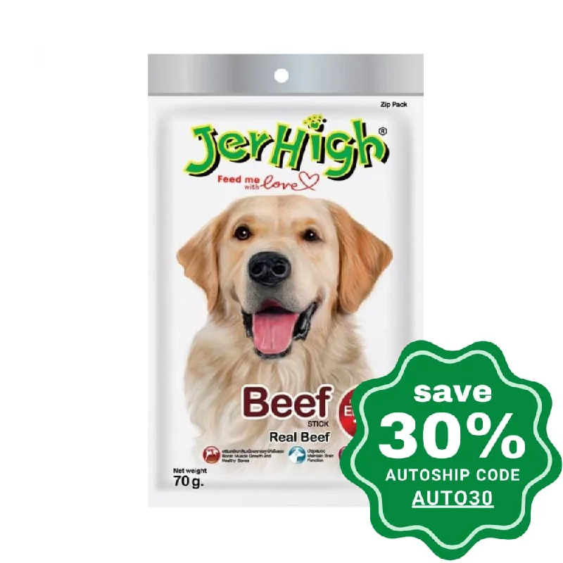 Jerhigh - Dry Dog Treats - Real Beef Meat - 70G