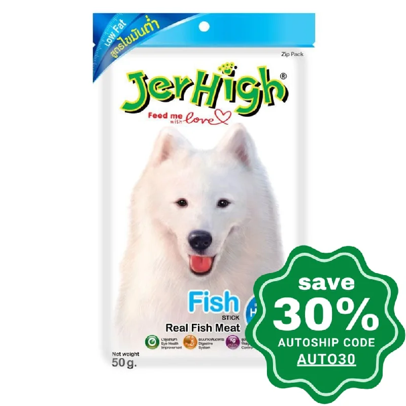 Jerhigh - Dry Dog Treats - Real Fish Meat - 50G