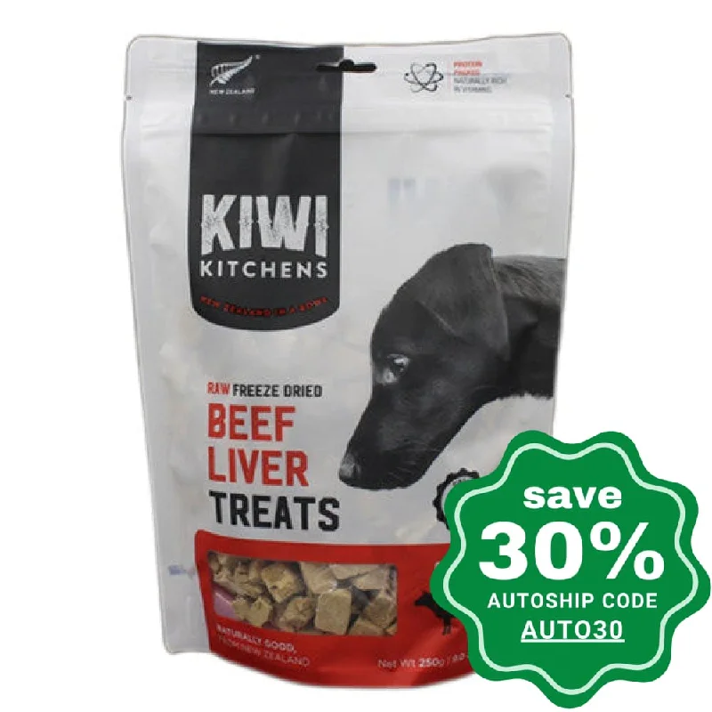 Kiwi Kitchens - Freeze-Dried Dog Treats - Beef Liver - 250G