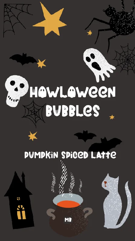 Meaty Bubbles Halloween Pumpkin Spice Latte Dog Bubbles