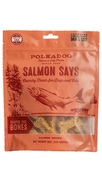 Polkadog Crunchy Treats: Salmon Says