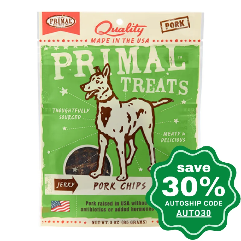 Primal - Treats - Jerky Pork Chips - 3OZ