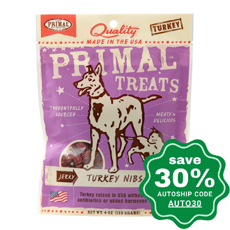 Primal - Treats - Jerky Turkey Nibs - 4OZ