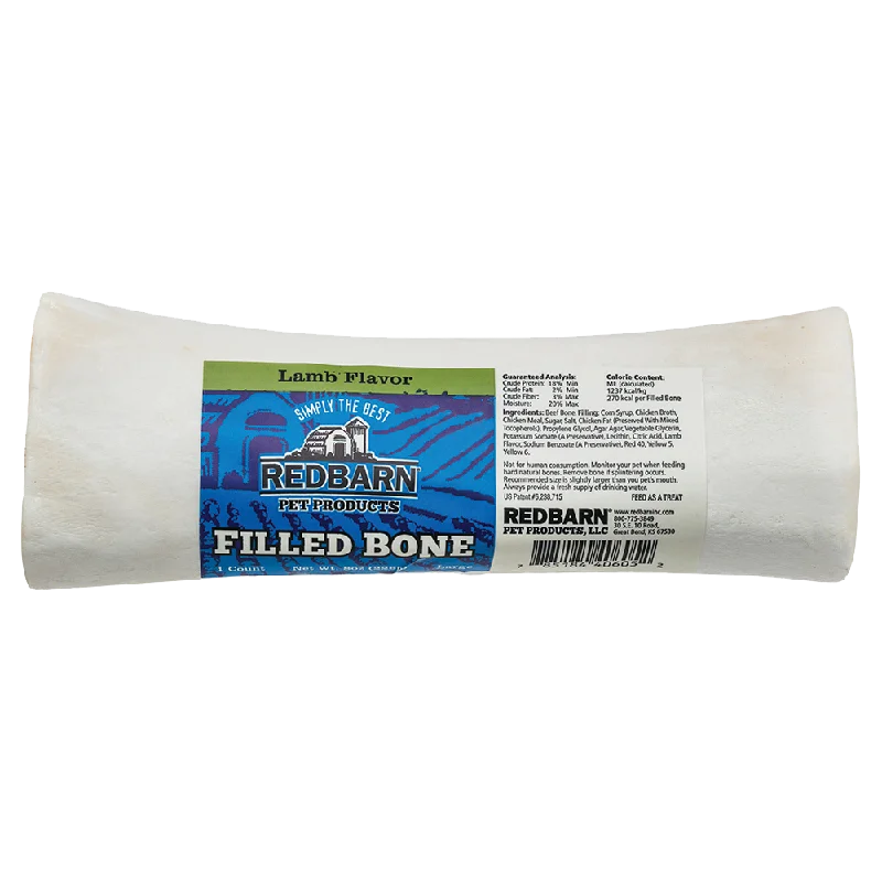 Redbarn Large Filled Bone Lamb Flavor 5oz