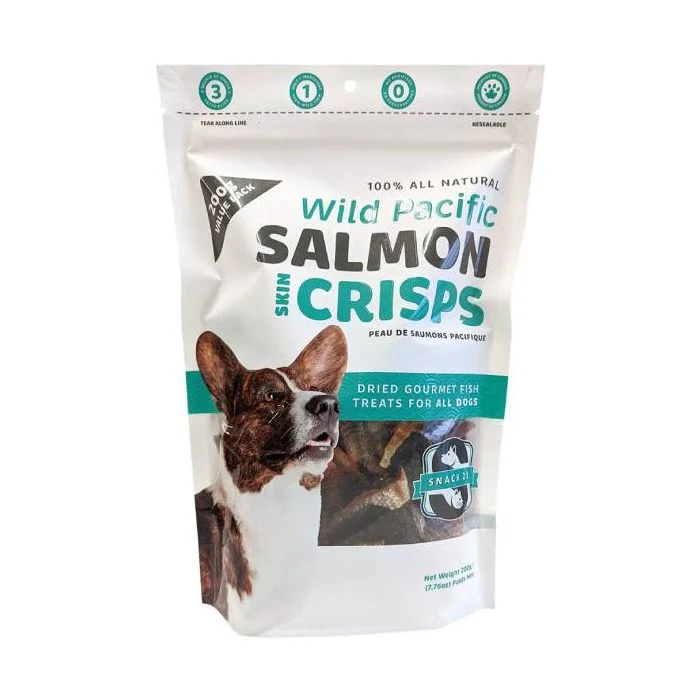 Snack21 Salmon Skin Crisps 200g