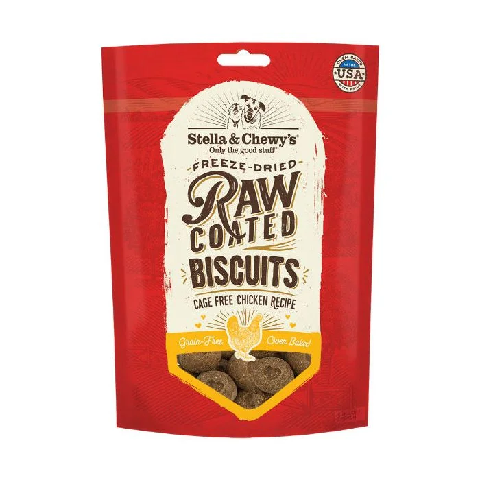 Stella & Chewy's Raw Coated Biscuits - Cage Free Chicken Recipe 255g