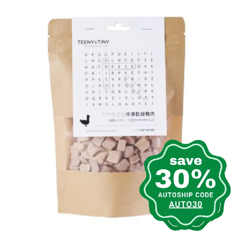 Teeny & Tiny - Freeze-Dried Dogs & Cats Treats - Duck Meat - 50G