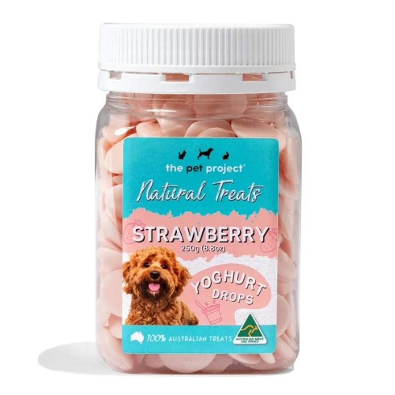 The Pet Project Strawberry Yoghurt Drops 250g