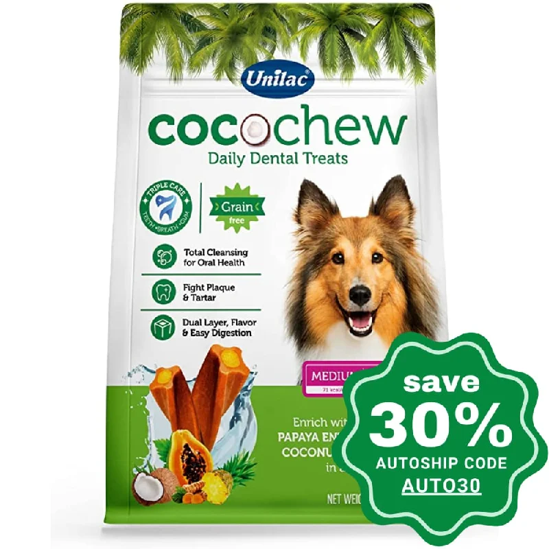 Unilac - Cocochew Dental Treats For Dogs - Medium Size - 500G (20pcs)