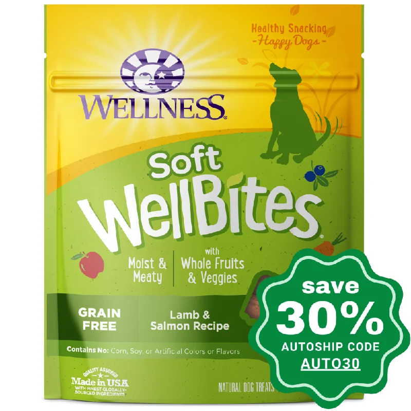 Wellness - WellBites - Grain Free Dog Treats - Lamb & Salmon - 6OZ (Min. 8 pcs)