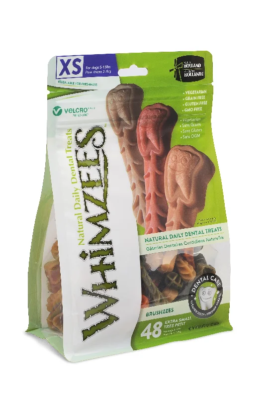 Whimzees Brushzees Dental Dog Treats