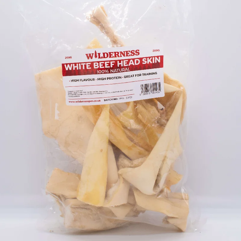 Wilderness White Beef Head Skin 200g