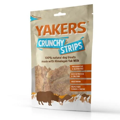 Yakers Dog Treats Crunchy Strips 70g